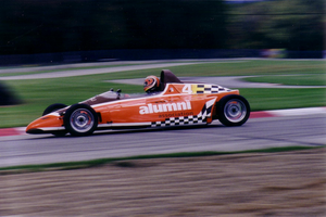 The Electric Falcon running at Mid Ohio Sports Car Course, Oct 2010.